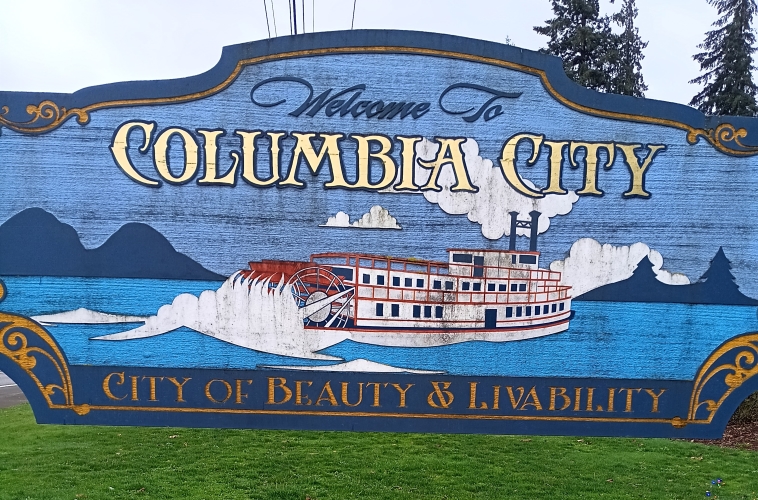 Columbia County landscape in Oregon