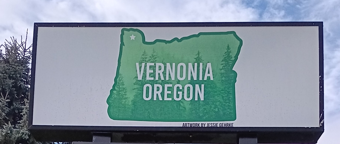 Vernonia, Oregon landscape