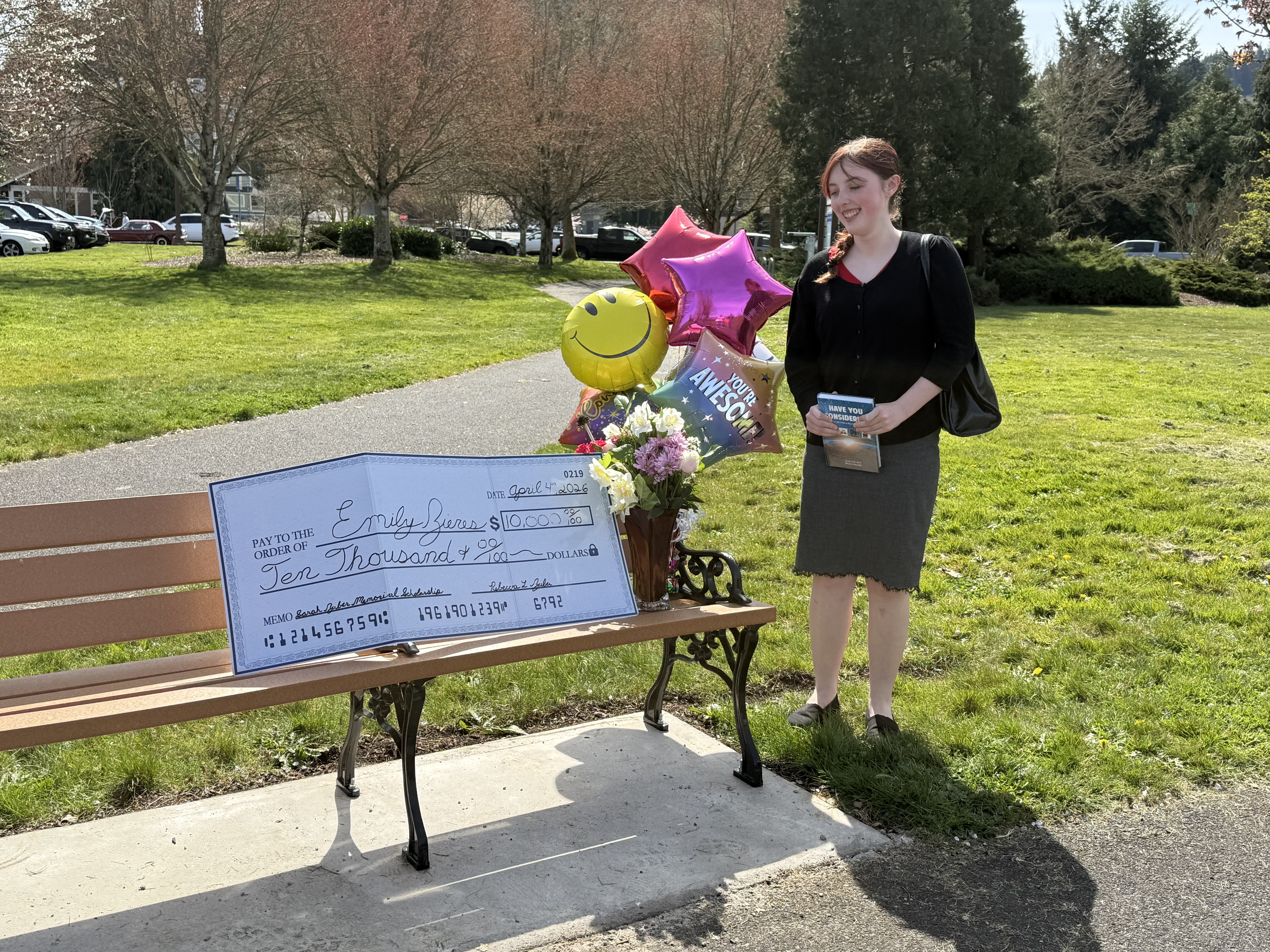 Emily Anne Zieres, 2025 Sarah Zuber Memorial Scholarship winner